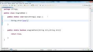 Write a java program to check two Strings are anagrams or not by sorting and comparing strings