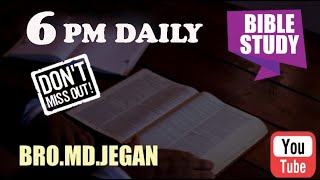 Bible Study Day 39 - மூன்று ஸ்திரீகள் - மணவாட்டி - (09/05/20)