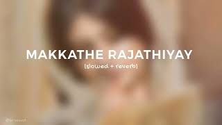 Makkathe Rajathiyay | slowed \u0026 reverb | just feel it