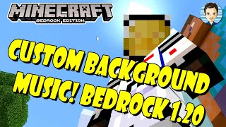 How to Add or CHANGE BACKGROUND MUSIC in Minecraft BEDROCK 1.20