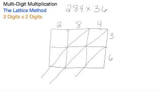 MultiDigit Multiplication Lattice Method 3 Digits x 2 Digits