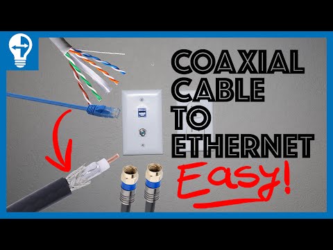 Легко преобразуйте коаксиальный кабель в Ethernet, БЫСТРАЯ СКОРОСТЬ