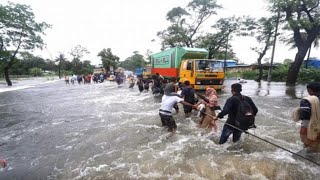 আজ টাঙ্গন নদী জলস্ফীতি দেখি 😅।Ajke tangan river flood Dakshin Dinajpur 😂||