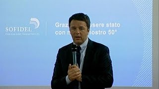Renzi a Porcari: "Orgoglioso di un paese con imprese come la Sofidel"