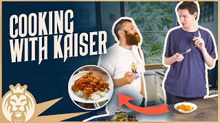 THE KAISER OF THE KITCHEN | COOKING WITH KAISER!!