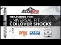 Measuring for Coilover Shocks