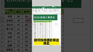 #excel函數排名 不會來我三天Excel進階訓練營！加賴：mr.excel66,發送：“YT”即可學習！#like  #excel  #shorts  #fyp #office #word