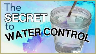 MINDBLOWING Watercolour Water Control TIPS for BEGINNERS