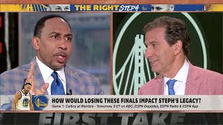 Stephen A. & Mad Dog disagree on who will win the 2022 NBA Finals 👀🍿 | First Take