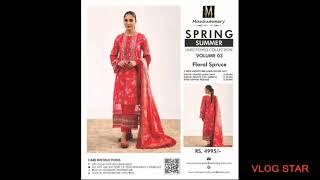 MAUSUMMERY 3 PCS PRINTED LAWN COLLECTION VOL 3