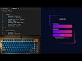 ASMR Programming - Modern Login Page UI Design - No Talking