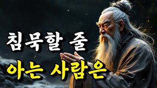 1시간 쉽게 듣는 인생 철학 | 침묵할 줄 아는 사람은 | 채근담, 익지서, 명심보감, 소서, 경행록, 공자 | 오디오북