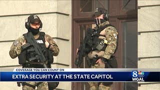 Security tightened at Pennsylvania Capitol