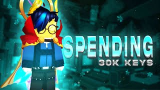 Spending 30 THOUSAND Keys in Bedwars🔑😳|| Blockman GO