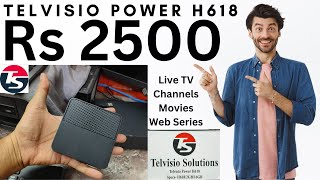 Telvisio Power H618 2GB 16GB Google Voice Bluetooth Android Smart TV Converter Box to Make TV Smart