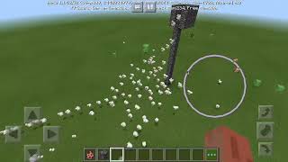 Chicken rain in Minecraft
