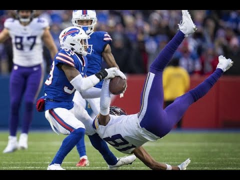 JUSTIN JEFFERSON ONE HANDED CATCH VS BUFFALO BILLS - YouTube