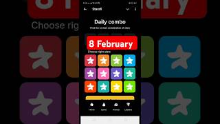 StarsFi daily combo of today 8 February