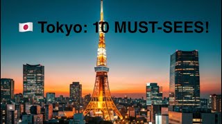 🇯🇵 Tokyo: 10 MUST-SEES!