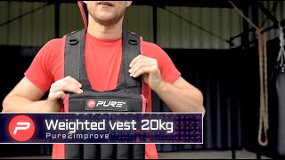 Pure2Improve Weighted vest 20 KG