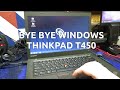 Thinkpad t450 Linux Conversion