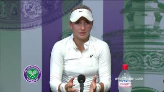 Anastasia Potapova girls' singles final press conference