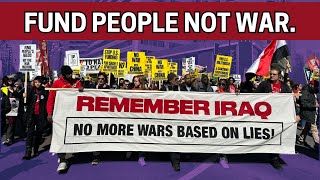 Remember Iraq: People's movements march in Washington DC calling for end to the war machine