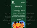 Huddle - Word of the day #wotd #shorts