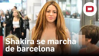 Shakira se marcha de Barcelona con sus hijos y su hermano Tonino