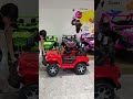 A four-wheel drive off-road vehicle Jeep Wrangler bought for my children. Genuinely authorized chil