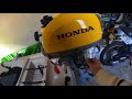 honda2馬力船外機開封装着afフロート開封 honda 2 horsepower outboard motor opening attachment af float opening