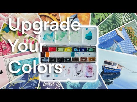 With these 11 colors you can paint ANYTHING My simple watercolor palette