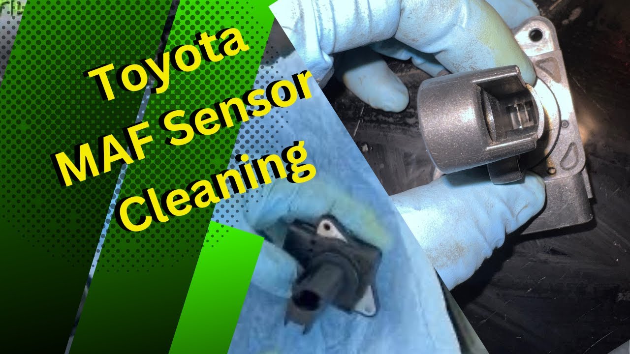 How To Clean A Toyota Mass Air Flow Sensor/ Hot Wire MAF - YouTube