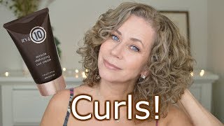 CURLY HAIR PRODUCTS | It's a 10 Miracle Defrizzing Curl Cream