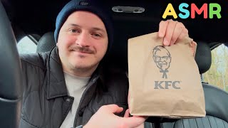 ASMR KFC XMAS Stuffing Burger Review! 🎄🎅