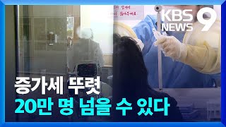 증가세 전환 뚜렷…‘예측 수준 넘는 재유행’ 대비 / KBS  2022.07.06.