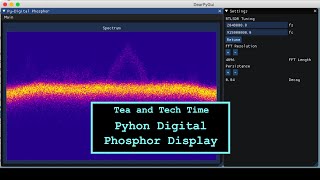 Python Digital Phosphor Display with RTLSDR