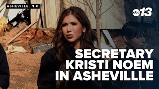 Secretary Noem assesses Helene recovery in Asheville