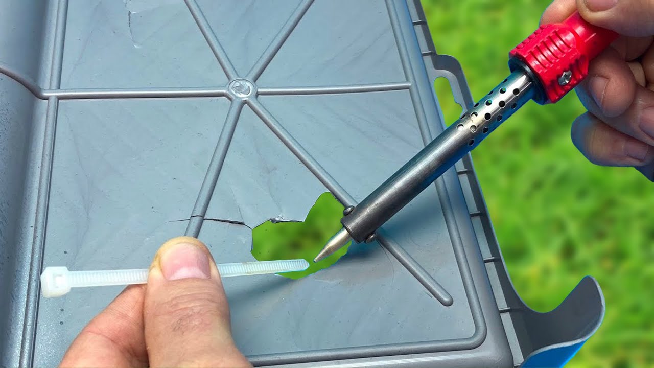 2 Easy Ways To Fix Broken Plastics With Plastic Welding Method! - YouTube