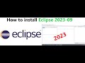 How to install Eclipse IDE 2023-09 on Windows 10
