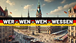 🇩🇪WER - WEN - WEM - WESSEN - 20 ÖRNEK CÜMLE