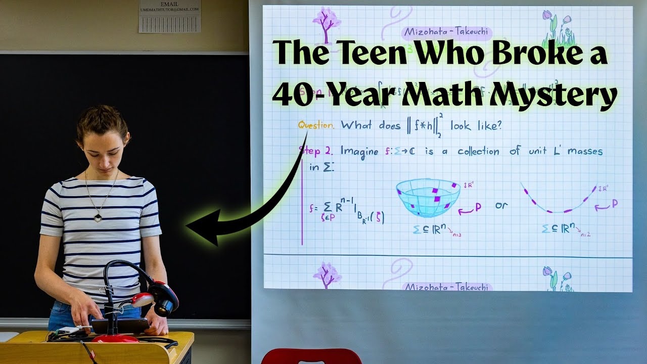 The Teen Who Broke A 40 Year Math Mystery Youtube