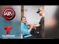 Yandel ayudó a un señor varado en su silla eléctrica | Al Rojo Vivo | Telemundo