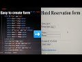 How to create html form || build your first html form || first html form || learn HTML in 9 minutes