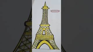 Eiffel tower art I viral short I trending shorts