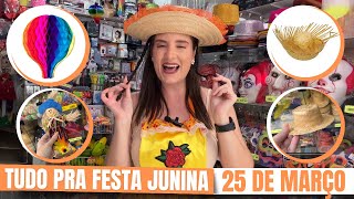 FESTA JUNINA NA 25 DE MARÇO - DECORAÇÃO E FANTASIAS LOJA BIVOLT HOUSE