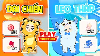 PLAY TOGETHER | BEDY SOLO LEO THÁP VẬT PHẨM DÁNG NGƯ.ỜI CÙNG MEO VÀ CÁI KẾT