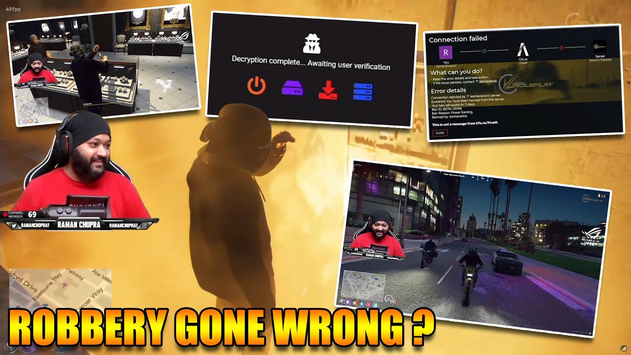 Gta Rp Robbery Gone Wrong Youtube