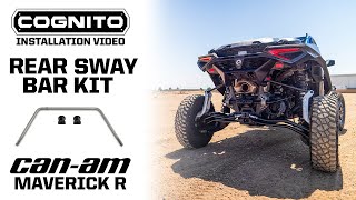 Installation of SKU 370-91302 - Rear Sway Bar Kit for the Can-Am Maverick R