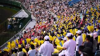 ２０１３夏　高校野球福島大会　決勝戦　日大東北の応援